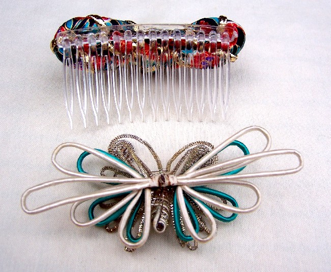 4 Vintage Japanese geisha Kanzashi hair accessories B eBay